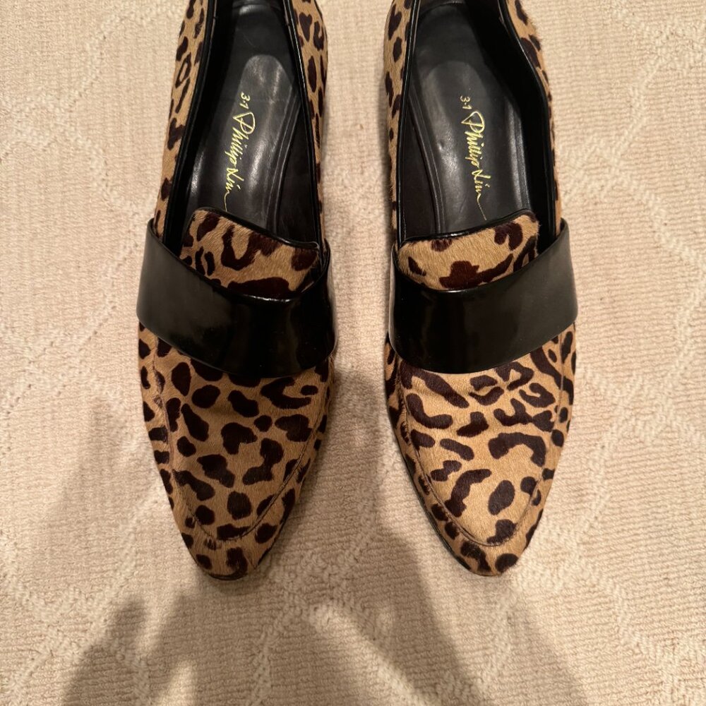 Phillip Lim Leopard Loafers size 38
